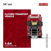 Cool.Car Scania flatbed transport vehicle - Optimus Prime 1:64 przód