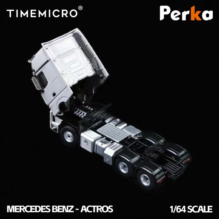 TimeMicro X Perka Mercedes BENZ FLATBED TRANSPORT VEHICLE 1:64 detal