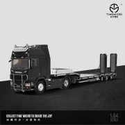 TimeMicro Scania Flatbed Transport Vehicle Czarna 1:64 detal