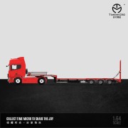 TimeMicro Scania Flatbed Transport Vehicle Orange 1:64 bok detal