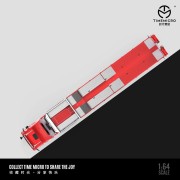TimeMicro Scania Flatbed Transport Vehicle Orange 1:64 góra