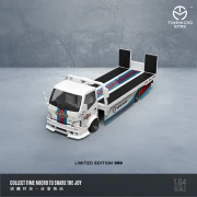 TimeMicro H300 Flatbed Transport Trailer Martini 1:64 przód