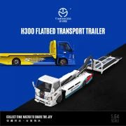 TimeMicro H300 Flatbed Transport Trailer Martini 1:64 góra