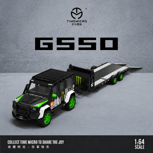 TimeMicro G550 Monster Trailer TM641310-2 1:64 przód