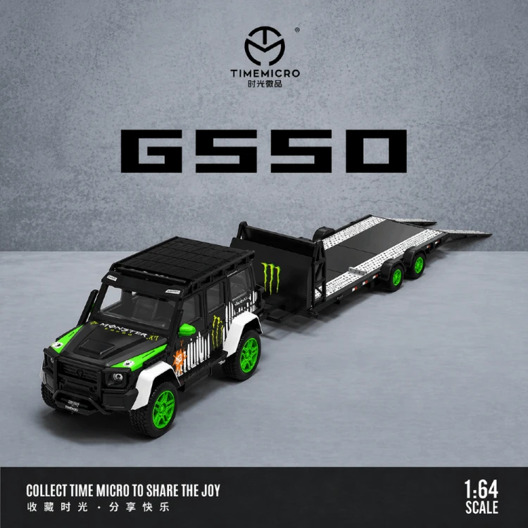 TimeMicro G550 Monster Trailer TM641310-2 1:64 przód