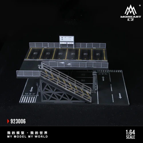 MoreArt Diorama Structure Platform Carpark 1:64 przód detal