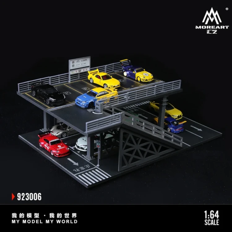 MoreArt Diorama Structure Platform Carpark 1:64 przód