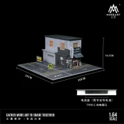 MoreArt Diorama Ramen Restaurant Scene Model 1:64 przód detal 2