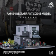 MoreArt Diorama Ramen Restaurant Scene Model 1:64 panorama