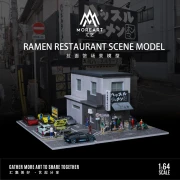 MoreArt Diorama Ramen Restaurant Scene Model 1:64 przód