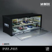MoreArt M-BOX Garage Parking Diorama LED Poziomowa zamykana 1:64 przód