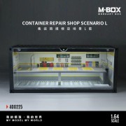 MoreArt M-BOX Garage Parking Diorama LED Poziomowa zamykana 1:64 detal