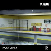 MoreArt M-BOX Garage Parking Diorama LED Poziomowa zamykana 1:64 detal 2