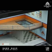 MoreArt M-BOX Container Repair Shop Scenario E zamykana LED 1:64 detal