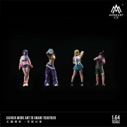 MoreArt Figurki Street Photo Girl Figure Set 1:64 przód