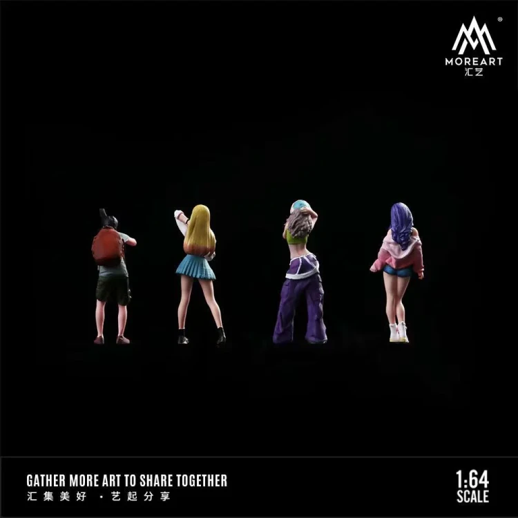MoreArt Figurki Street Photo Girl Figure Set 1:64 tył