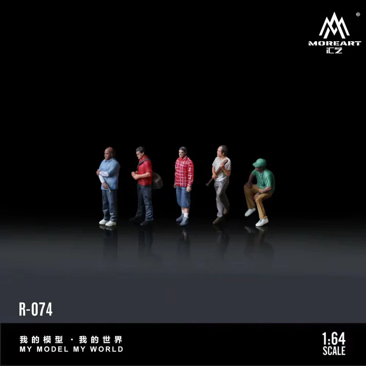 MoreArt Figurki GTA Character Set 1:64 bok