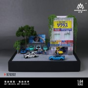 MoreArt Diorama Repair Shop Scene Simulation 1:64 przód