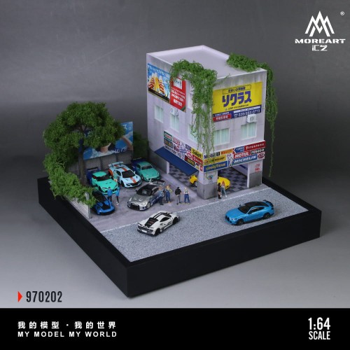 MoreArt Diorama Repair Shop Scene Simulation 1:64 bok