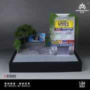 MoreArt Diorama Repair Shop Scene Simulation 1:64 przód detal 2