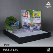 MoreArt Diorama Repair Shop Scene Simulation 1:64 bok detal