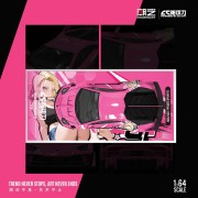 ModernArt Lamborghini Aventador SVJ and H300 Trailer Set Drive Force 1:64 góra