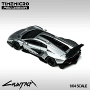 TimeMicro X PSC DESIGN 1:64 Lamborghini Countach “V” Ver. Silver 1:64 tył
