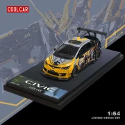 Cool.Car Honda Civic Gundam Series yellow 1:64 przód