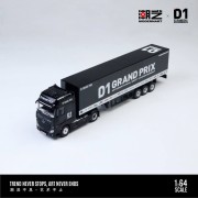 ModernArt X Perka D1 GRAND PRIX Mercedes Actros Container Truck 1:64 przód