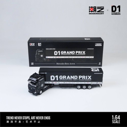 ModernArt X Perka D1 GRAND PRIX Mercedes Actros Container Truck 1:64 box