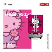 Cool.Car Scania Container Truck Dark Pink Hello Kitty Livery 1:64 tył detal