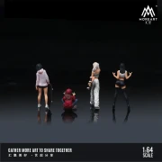MoreArt Figurki Street Trendy Doll Set 1:64 tył