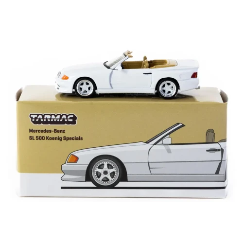 Tarmac Works Mercedes-Benz SL 500 Koenig Specials White 1:64 box