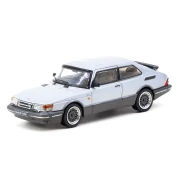 Tarmac Works Saab 900 Turbo silver 1:64 przód