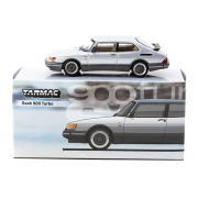 Tarmac Works Saab 900 Turbo silver 1:64 box
