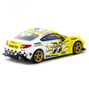 Tarmac Works Toyota GR86 Mooneyes yellow/white 1:64 tył