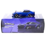 Tarmac Works Nissan Fairlady Z S30 Widebody Blue - Designed by Jon Sibal 1:64 box