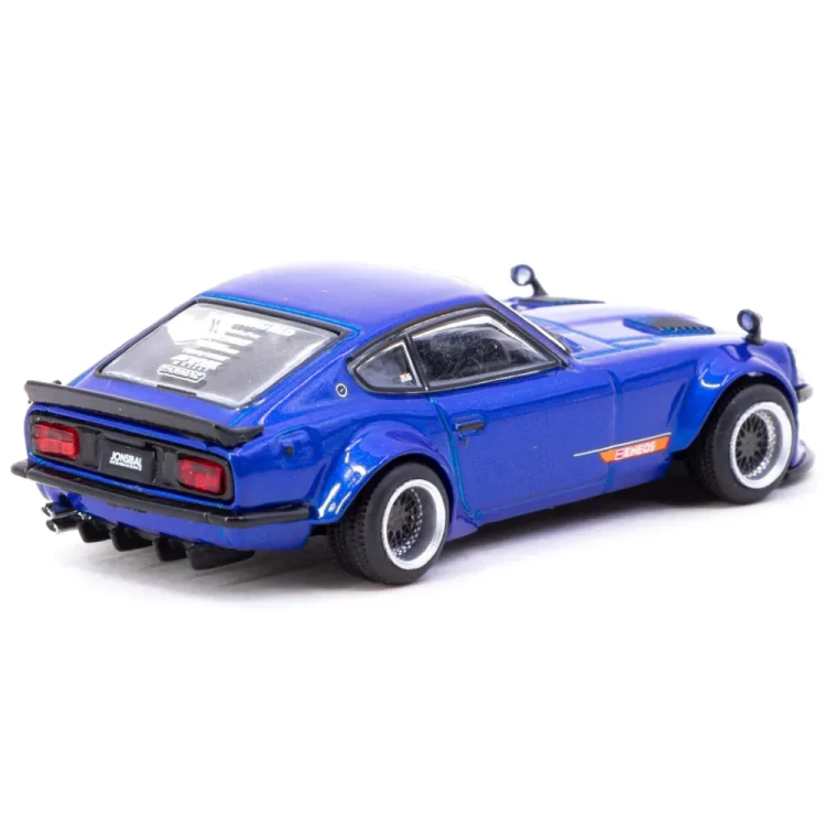 Tarmac Works Nissan Fairlady Z S30 Widebody Blue - Designed by Jon Sibal 1:64 tył