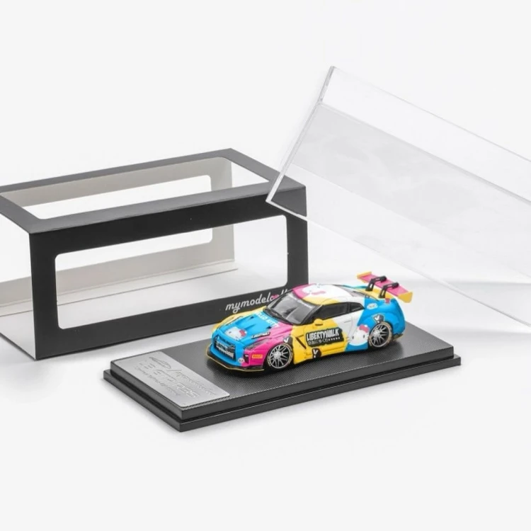 My Model Collect Nissan GT-R R35 Liberty Walk Hello Kitty 1:64 box