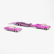 Greenlight 1972 Chevrolet C-30 &amp; 1974 Cadillac Eldorado Convertible Trailer 1:64 przód