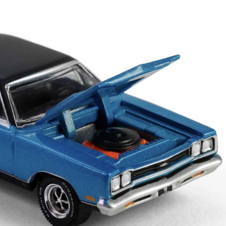 Greenlight 1967 Dodge D-200 &amp; 1969 Plymouth GTX - trailer 1:64 detal 2