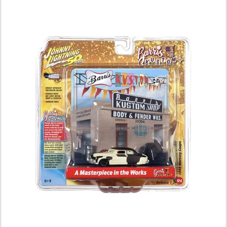 Johnny Lightning 50 Years 1949 MERCURY COUPE A Masterpiece in the Works 1:64 przód