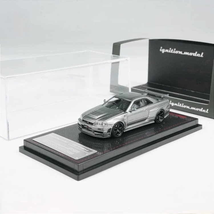 Ignition Model Nissan Skyline R34 Nismo Omori Factory CRS 1:64 box