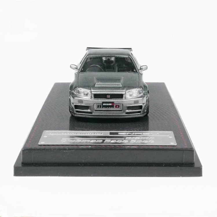 Ignition Model Nissan Skyline R34 Nismo Omori Factory CRS 1:64 przód detal