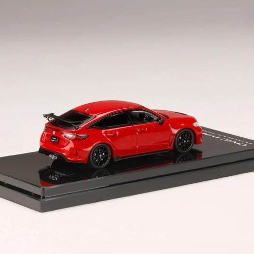 Hobby Japan Honda Civic Type R FL5 Racing Black 1:64 tył