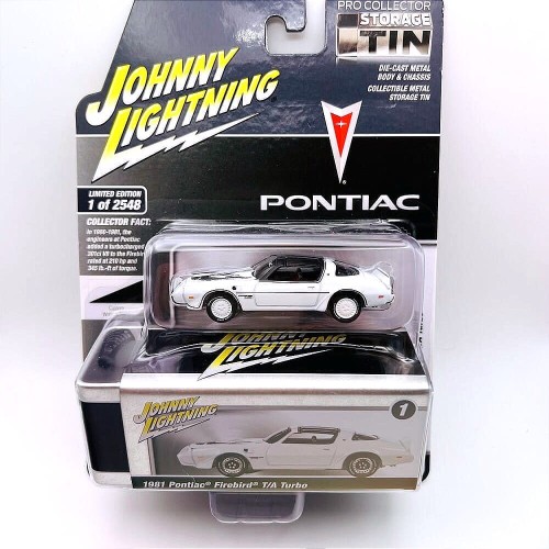 Johnny Lightning Firebird 1981 T/A Turbo biały 1:64 przód