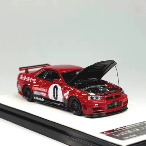 Time Micro Nissan Skyline GT-R R34 Speed Hunters1:64 przód