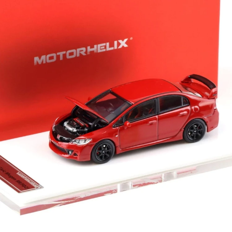Motorhelix Honda Civic FD2 Mugen RR Red 1:64 przód detal