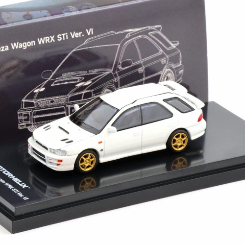 Motorhelix Subaru Impreza WRX STi Wagon Version VI Pure white 1:64 przód