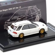 Motorhelix Subaru Impreza WRX STi Wagon Version VI Pure white 1:64 tył